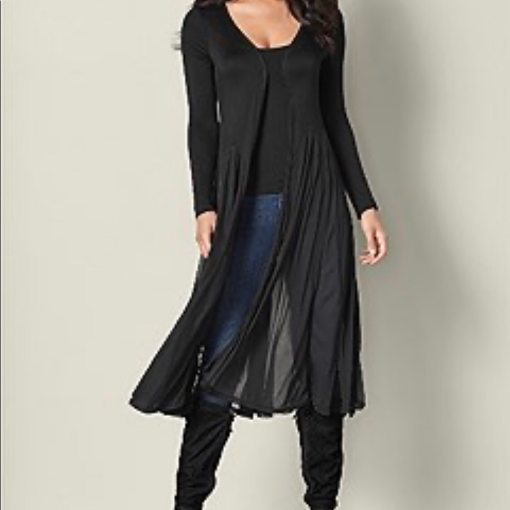 Venus chiffon detail duster